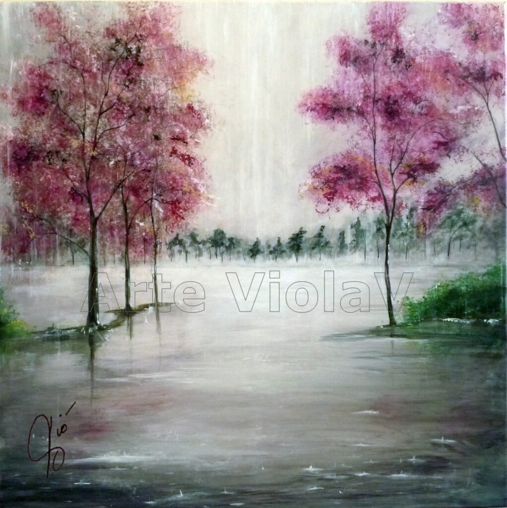 E poi il Nulla dipinto di Violetta Viola Arte ViolaV